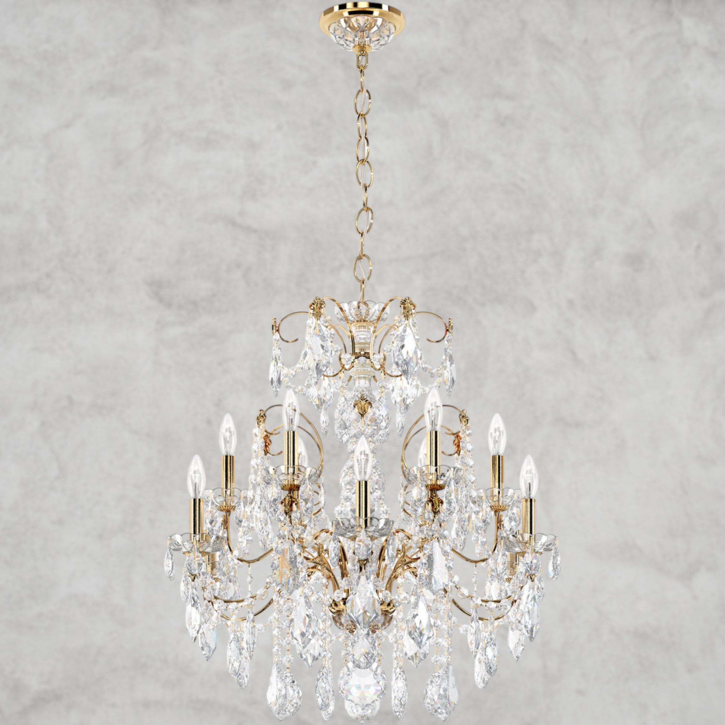 Coinora Century Chandelier 37"